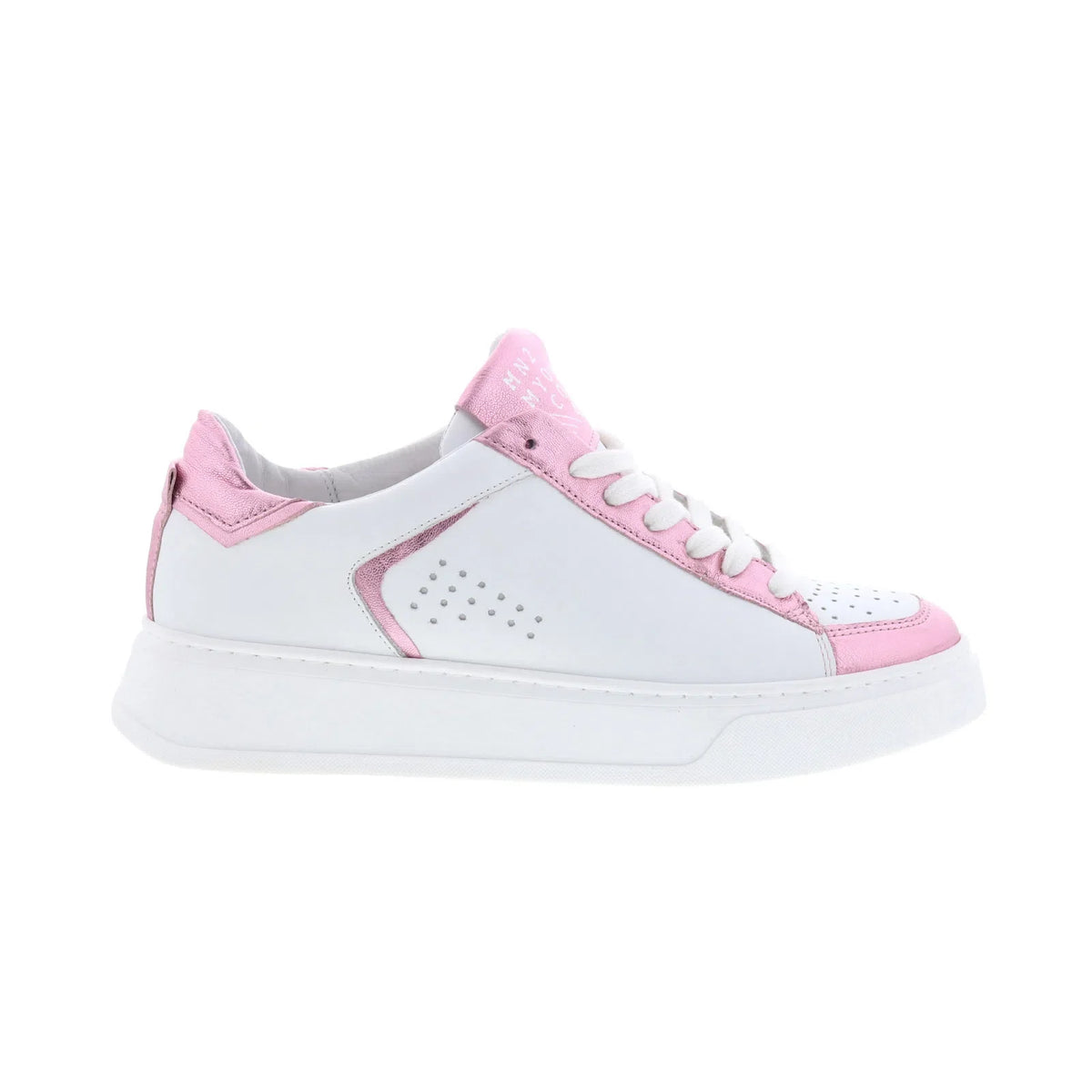Miz Mooz Tristin Womens White Leather Lace Up Lifestyle Sneakers Shoes