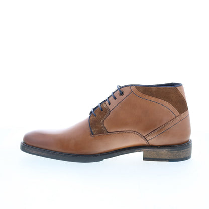 Testosterone Air Wing T99320 Mens Brown Leather Lace Up Chukkas Boots