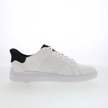 Rockport Tristen Lace Up Mens White Leather Lifestyle Sneakers Shoes