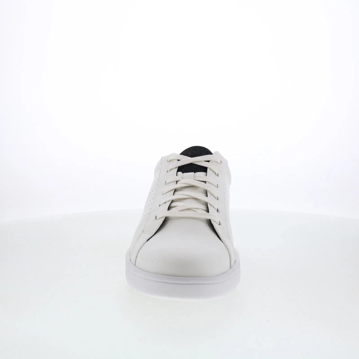 Rockport Tristen Lace Up Mens White Leather Lifestyle Sneakers Shoes