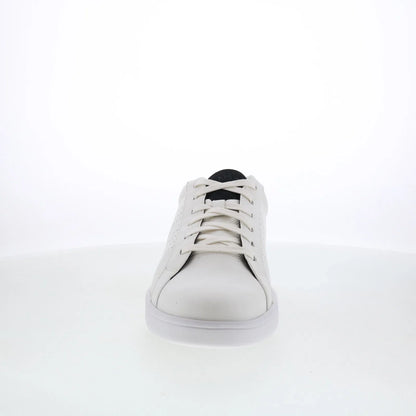 Rockport Tristen Lace Up Mens White Leather Lifestyle Sneakers Shoes