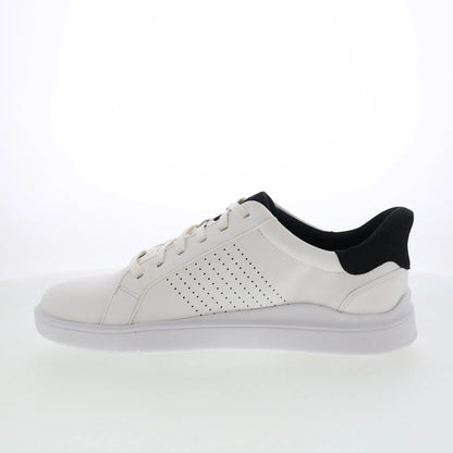 Rockport Tristen Lace Up Mens White Leather Lifestyle Sneakers Shoes
