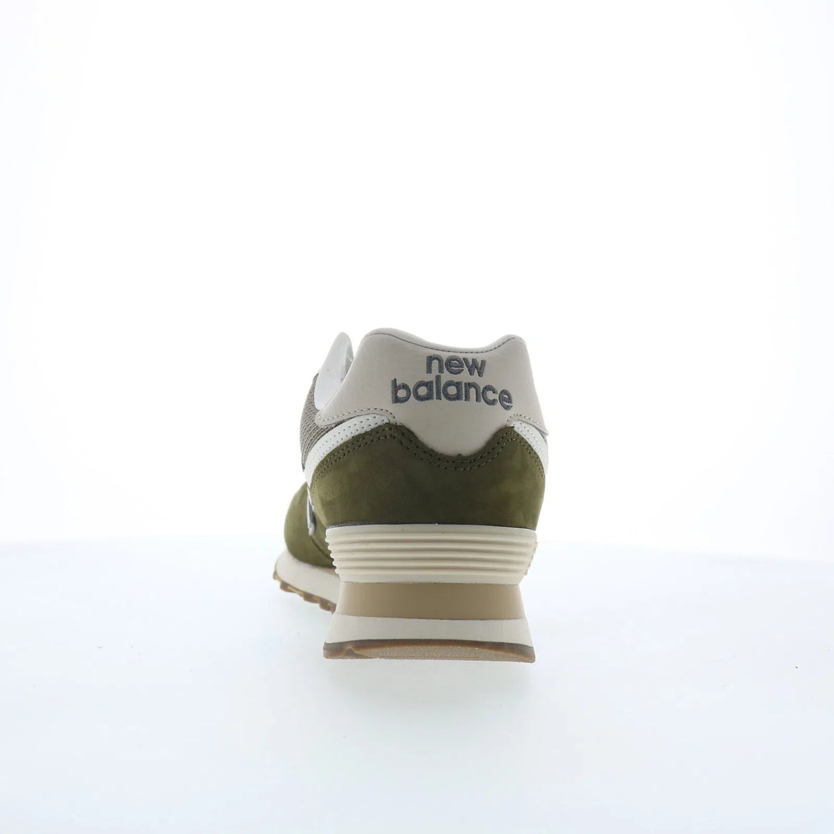 New Balance 574 U5742RG Mens Green Nubuck Lace Up Lifestyle Sneakers Shoes