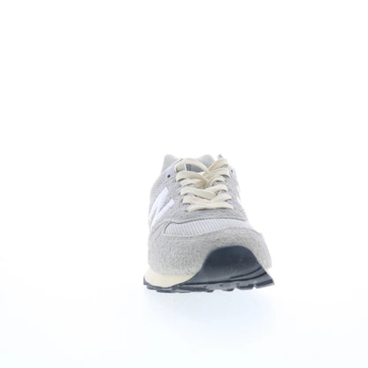 New Balance 574 U574RBL Mens Gray Suede Lace Up Lifestyle Sneakers Shoes
