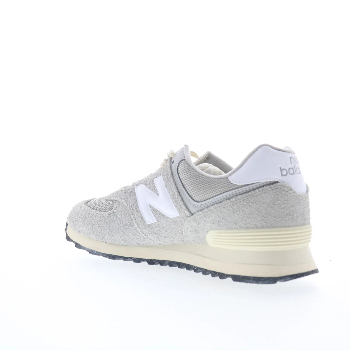 New Balance 574 U574RBL Mens Gray Suede Lace Up Lifestyle Sneakers Shoes
