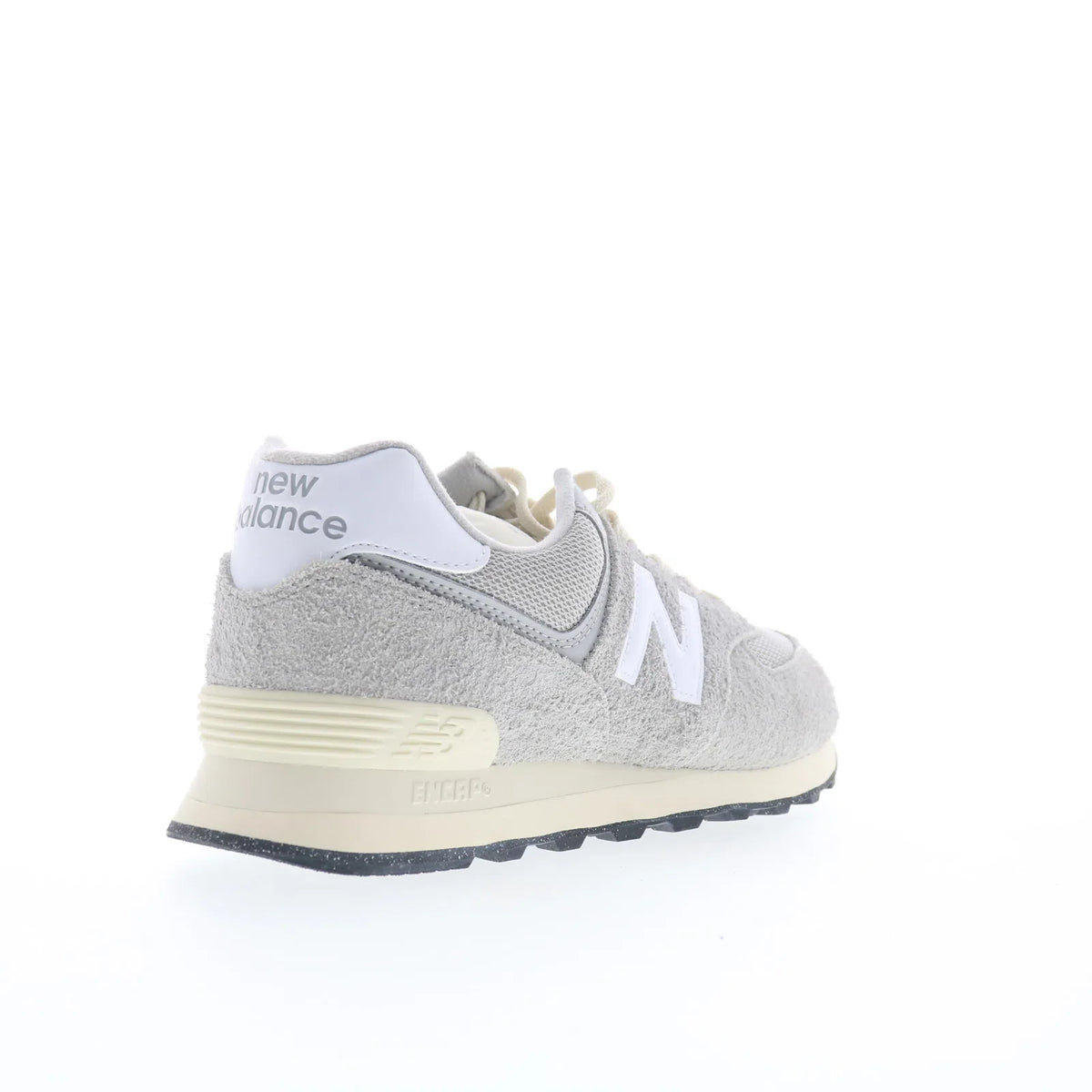 New Balance 574 U574RBL Mens Gray Suede Lace Up Lifestyle Sneakers Shoes