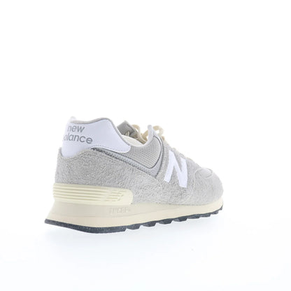 New Balance 574 U574RBL Mens Gray Suede Lace Up Lifestyle Sneakers Shoes