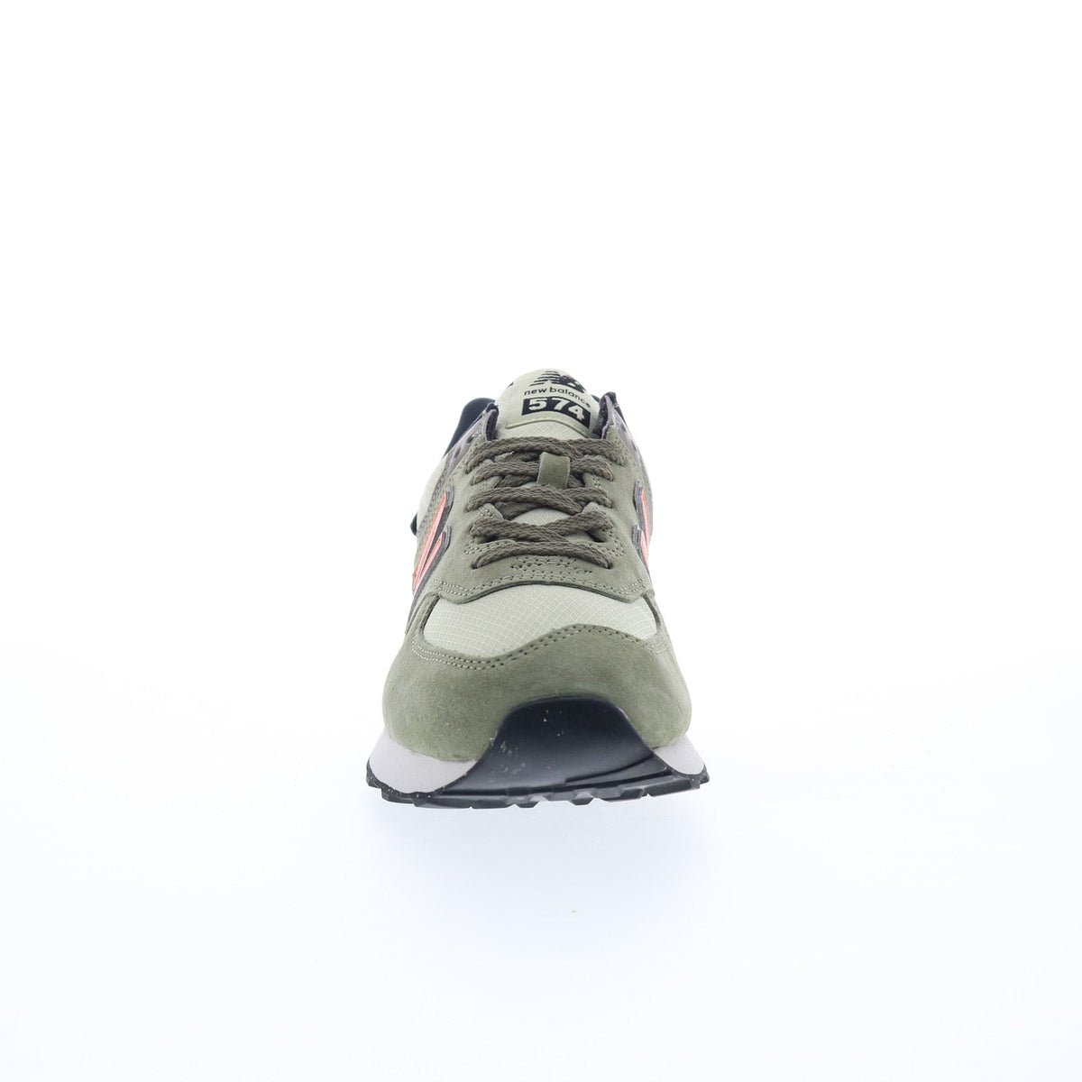 New Balance 574 U574SOC Mens Green Suede Lifestyle Sneakers Shoes