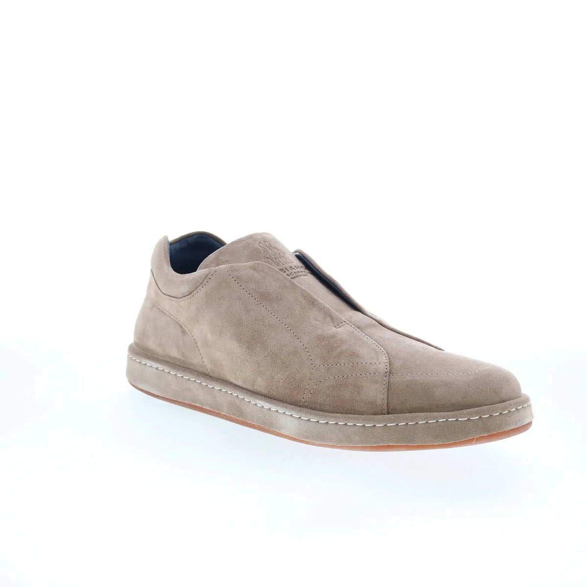 Di Bianco Umbro Mens Gray Suede Slip On Lifestyle Sneakers Shoes