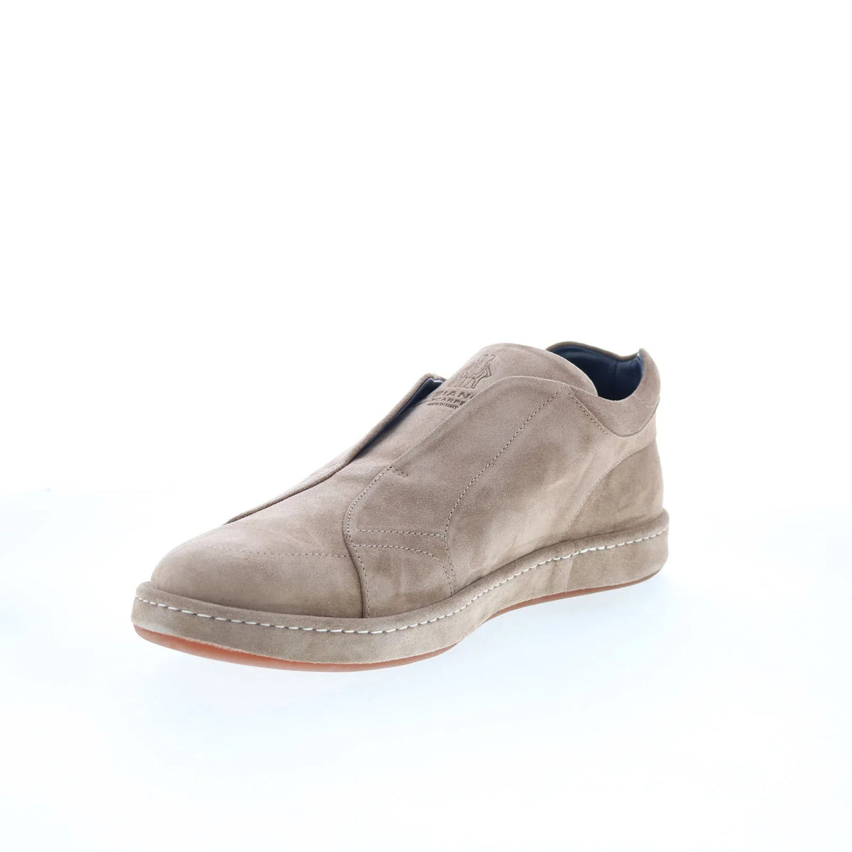 Di Bianco Umbro Mens Gray Suede Slip On Lifestyle Sneakers Shoes