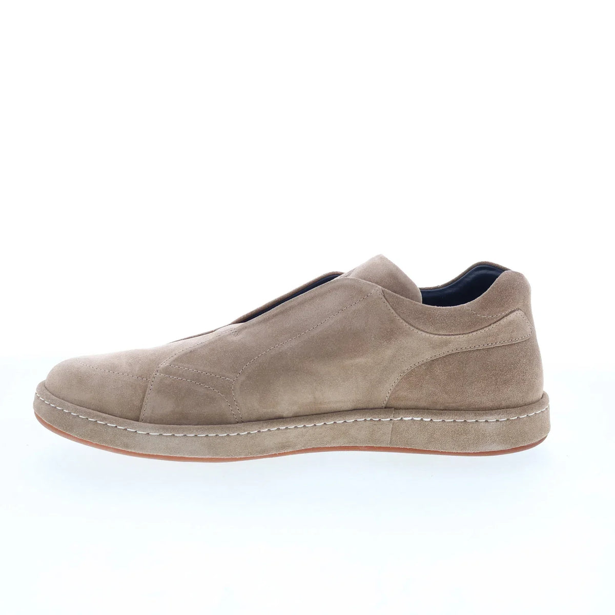 Di Bianco Umbro Mens Gray Suede Slip On Lifestyle Sneakers Shoes