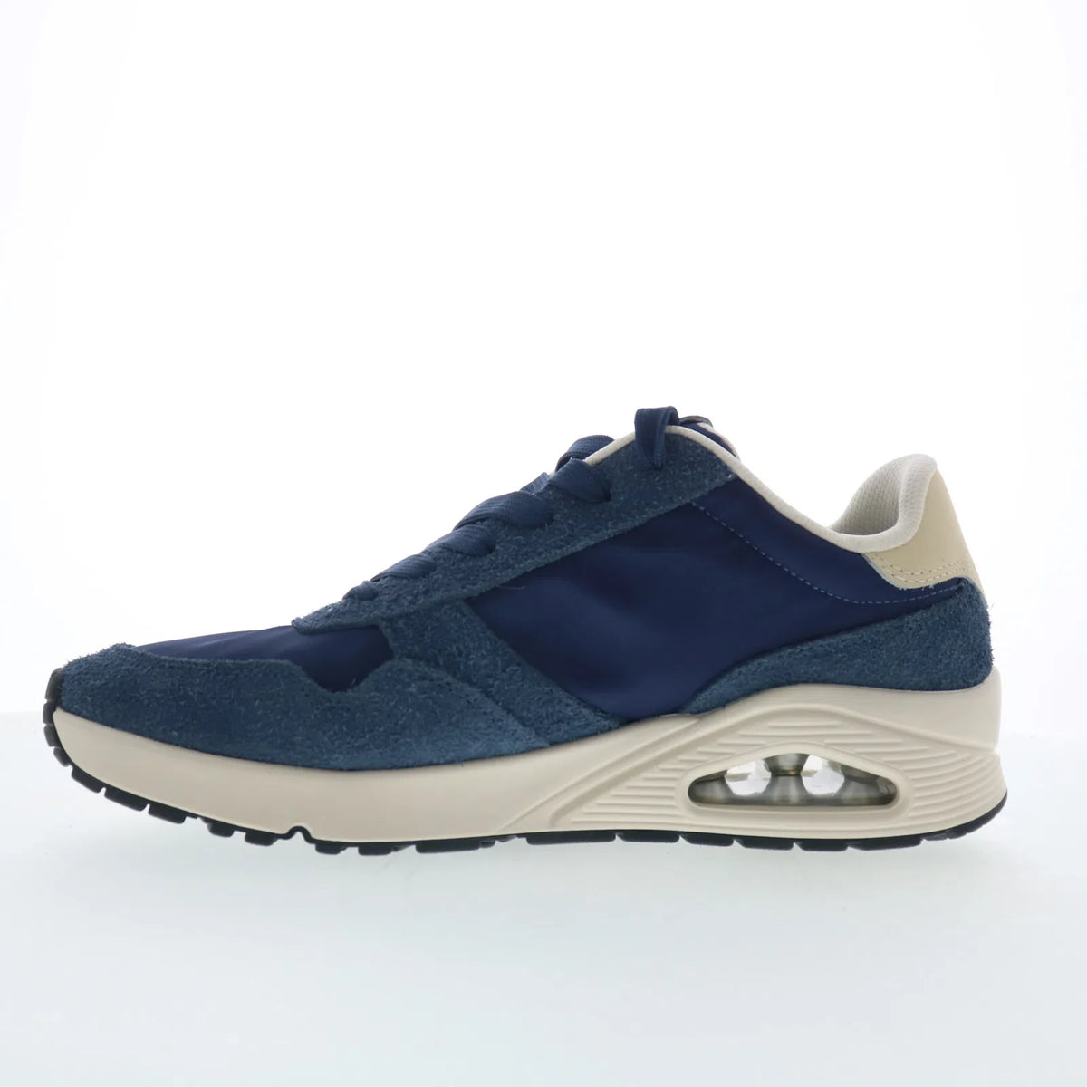Skechers UNO - Vintage Dayz 183053 Mens Blue Suede Lifestyle Sneakers Shoes