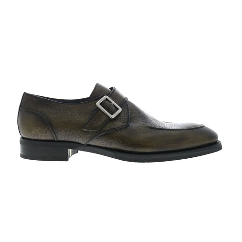 Di Bianco Verona Pecari SBP906 Mens Green Oxfords & Lace Ups Casual Shoes