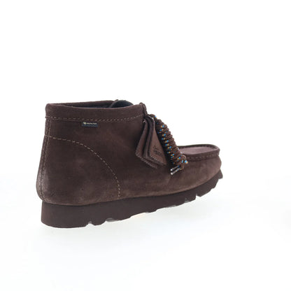 Clarks Wallabee Boot GTX 26183075 Mens Brown Suede Lace Up Chukkas Boots