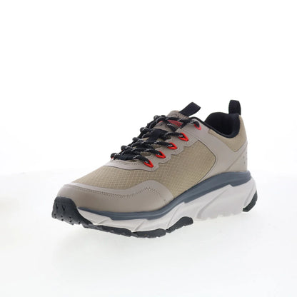 Skechers Waterproof D'Lux Journey - Slate Peak Mens Beige Athletic Shoes