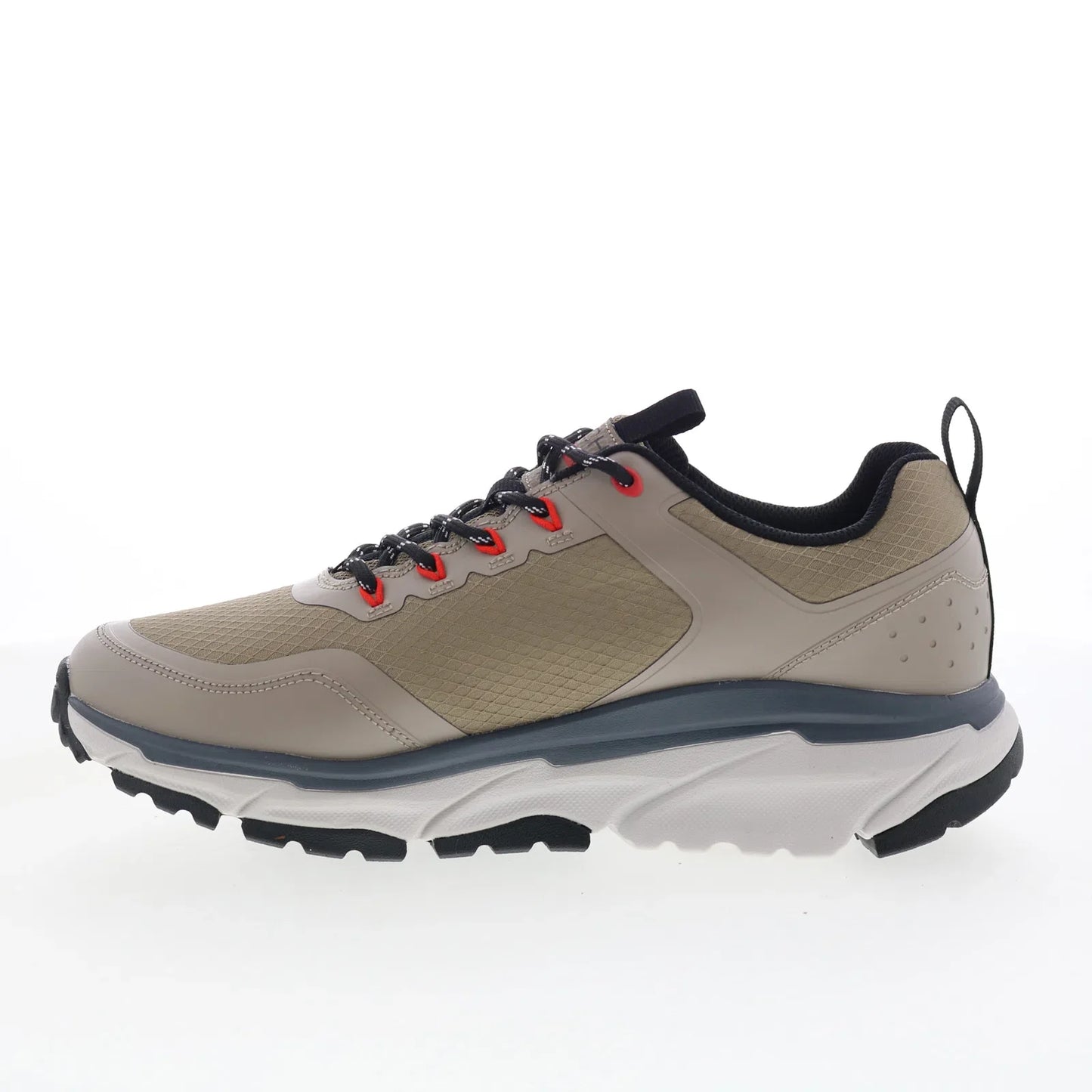 Skechers Waterproof D'Lux Journey - Slate Peak Mens Beige Athletic Shoes