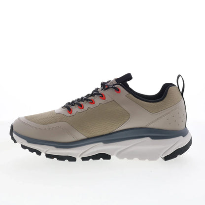 Skechers Waterproof D'Lux Journey - Slate Peak Mens Beige Athletic Shoes