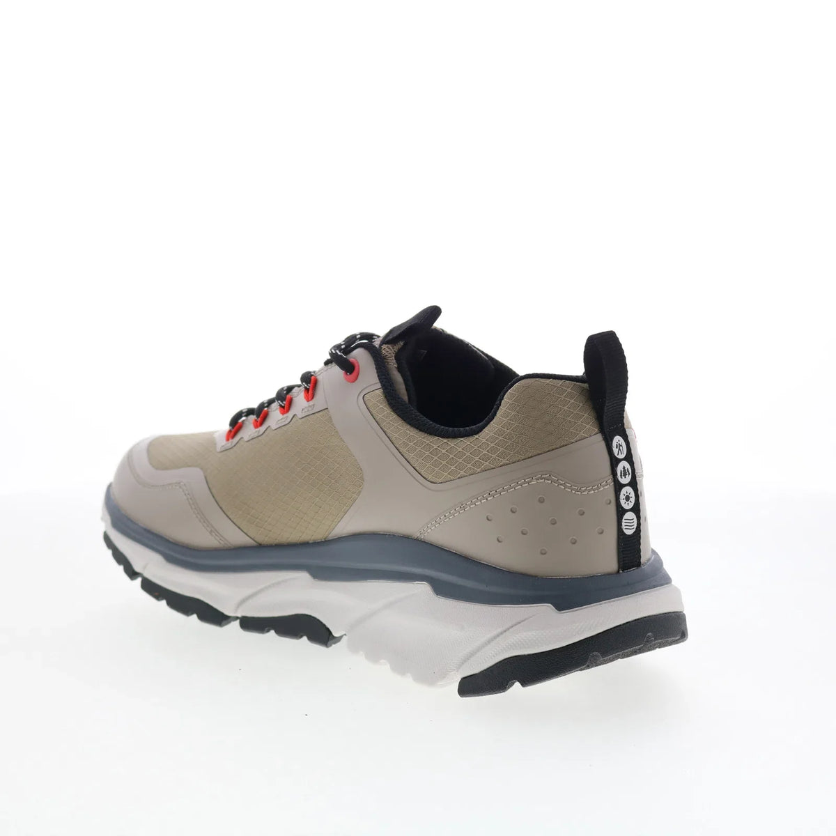 Skechers Waterproof D'Lux Journey - Slate Peak Mens Beige Athletic Shoes