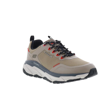 Skechers Waterproof D'Lux Journey - Slate Peak Mens Beige Athletic Shoes