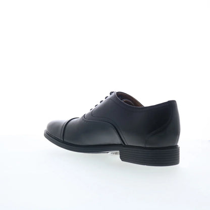 Clarks Whiddon OX 26176991 Mens Black Oxfords & Lace Ups Cap Toe Shoes