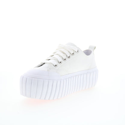 Diesel S-Hanami Low X Mens White Leather Lifestyle Sneakers Shoes
