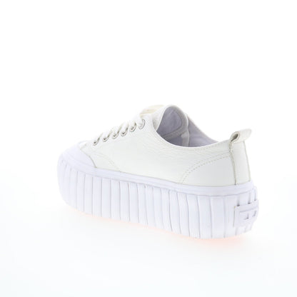Diesel S-Hanami Low X Mens White Leather Lifestyle Sneakers Shoes