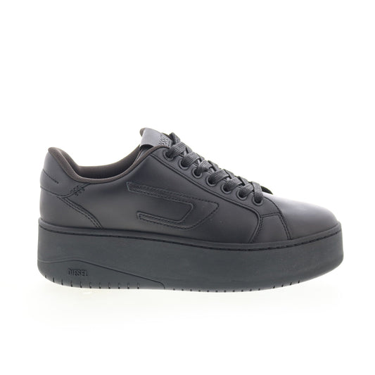 Diesel S-Athene Bold X Y03066-PR516-T8013 Mens Black Lifestyle Sneakers Shoes